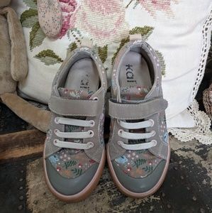 See Kai Run Grey Woodland Friends Slip-on Sneakers